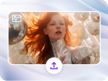 動かしたい昔の画像をアップロード