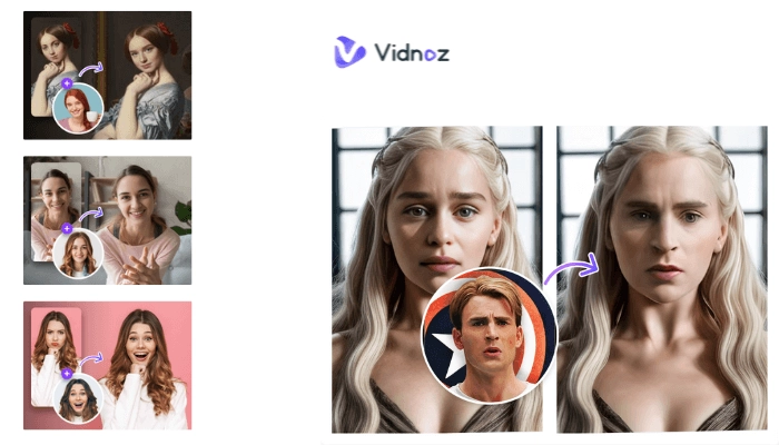 Vidnozは革新的な顔入れ替えツール