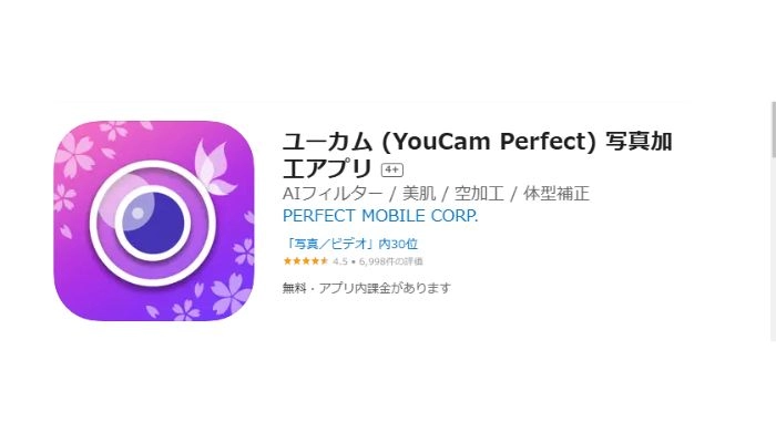 写真の背景を変えるアプリYou Cam Perfect