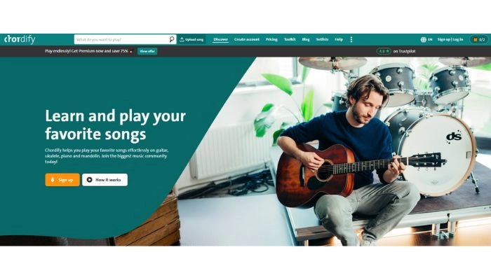 コード進行解析サイトChordify