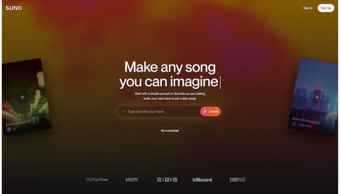 商用利用できる音楽生成AI Suno AI