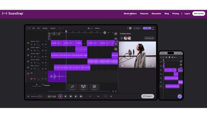 ボカロに対応できる作曲アプリSoundtrap