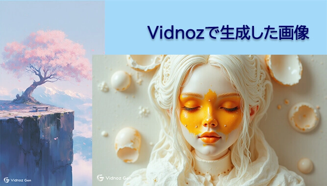 Vidnoz AI画像生成サイトの生成画像例