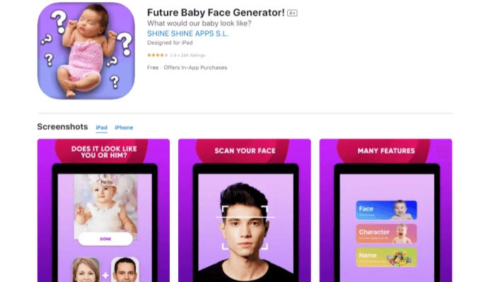 おすすめの子供の顔予想があたる無料AIアプリ-Future Baby Face Generator!