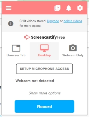 Chromeブラウザ画面を録画するオンラインツール - ScreencastifyでChromeブラウザ画面を録画する方法
