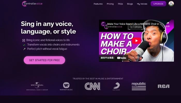 似てる声を探す診断サイトControlla Voice