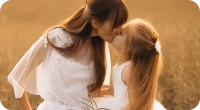 親子キス動画