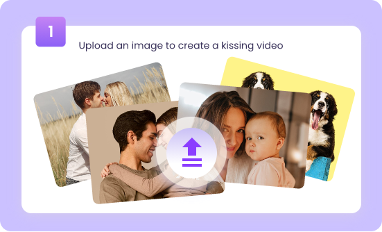 AIにキスさせたい画像をアップロード