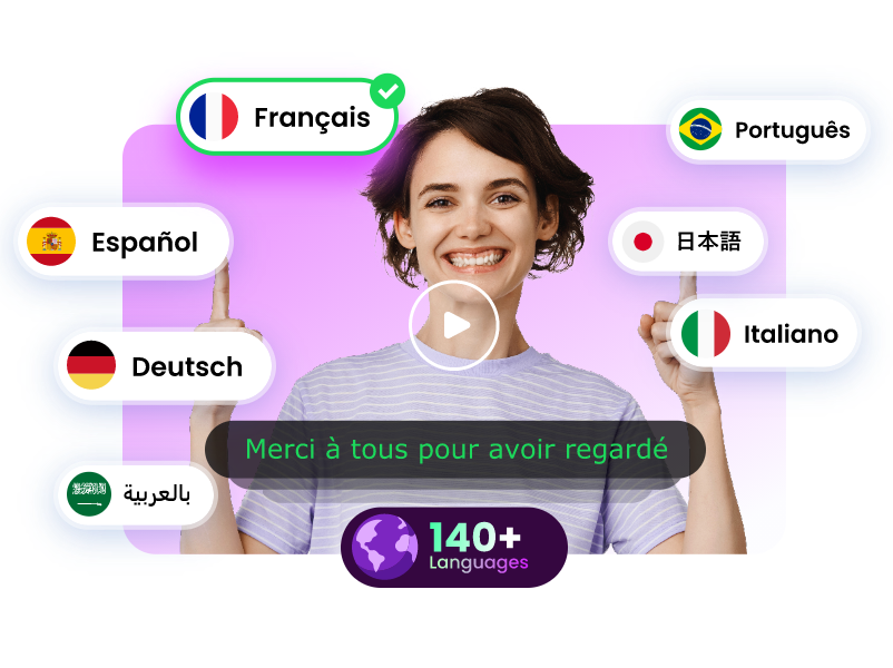 AIで動画を自動翻訳するオンラインツール